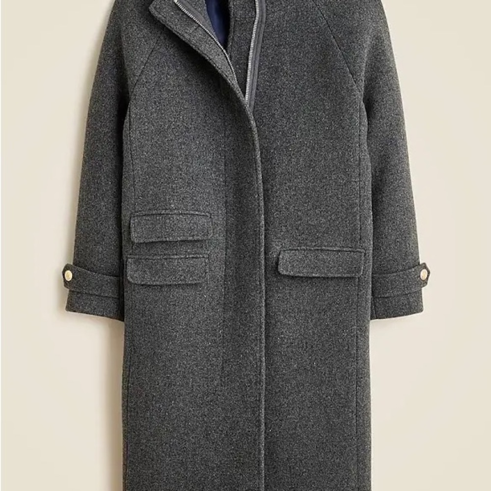 Women's Gray Wool Coat